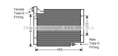 AVA QUALITY COOLING JE5004 Конденсатор, кондиционер