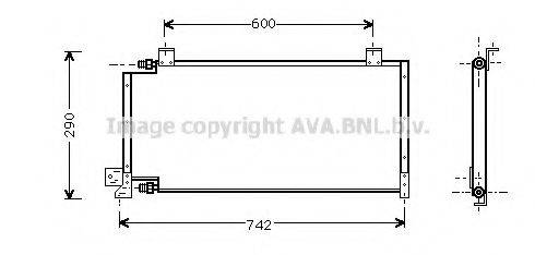 AVA QUALITY COOLING JE5011 Конденсатор, кондиционер