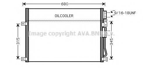 AVA QUALITY COOLING JE5045 Конденсатор, кондиционер