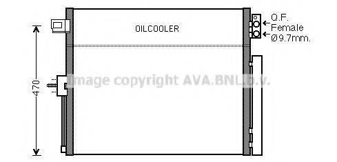 AVA QUALITY COOLING JE5061D Конденсатор, кондиционер
