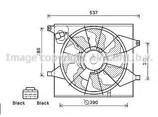 AVA QUALITY COOLING KA7525 Вентилятор, охлаждение двигателя