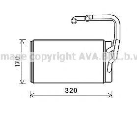 AVA QUALITY COOLING KAA6263 Теплообменник, отопление салона