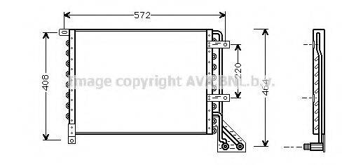 AVA QUALITY COOLING LC5063 Конденсатор, кондиционер