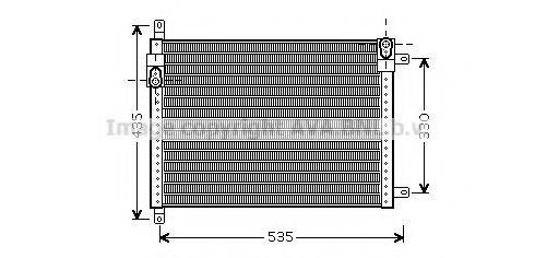 AVA QUALITY COOLING LC5089 Конденсатор, кондиционер