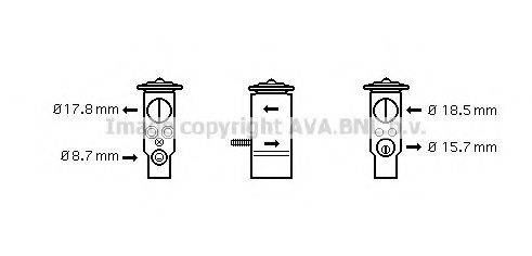 AVA QUALITY COOLING MC1005 Расширительный клапан, кондиционер