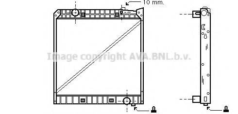 AVA QUALITY COOLING ME2147 Радиатор, охлаждение двигателя