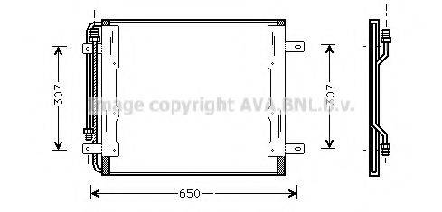 AVA QUALITY COOLING ME5145 Конденсатор, кондиционер