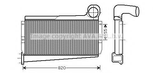 AVA QUALITY COOLING MEA4225 Интеркулер