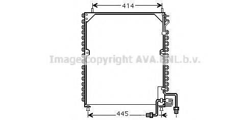 AVA QUALITY COOLING MEA5199 Конденсатор, кондиционер