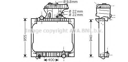 AVA QUALITY COOLING MN2052 Радиатор, охлаждение двигателя