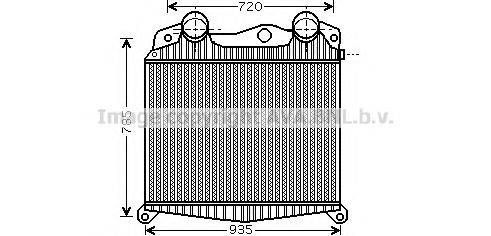 AVA QUALITY COOLING MN4017 Интеркулер