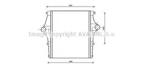 AVA QUALITY COOLING MN4064 Интеркулер