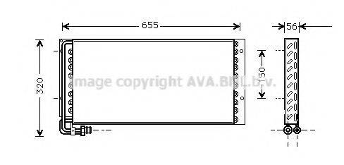 AVA QUALITY COOLING MN5011 Конденсатор, кондиционер