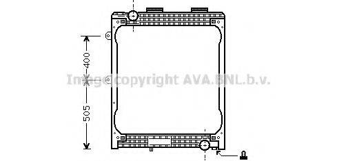 AVA QUALITY COOLING MN2023 Радиатор, охлаждение двигателя