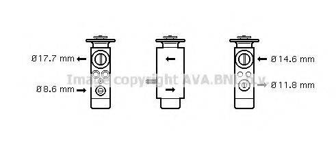 AVA QUALITY COOLING MS1094 Расширительный клапан, кондиционер