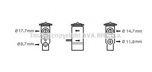 AVA QUALITY COOLING MS1111 Расширительный клапан, кондиционер