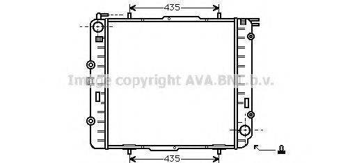 AVA QUALITY COOLING MS2038 Радиатор, охлаждение двигателя