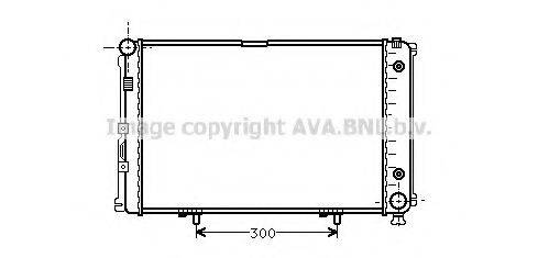 AVA QUALITY COOLING MS2061 Радиатор, охлаждение двигателя