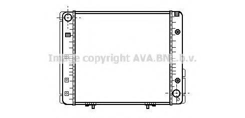 AVA QUALITY COOLING MS2065 Радиатор, охлаждение двигателя