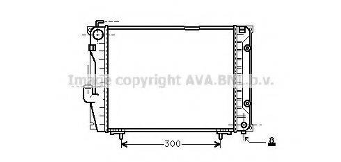 AVA QUALITY COOLING MS2069 Радиатор, охлаждение двигателя
