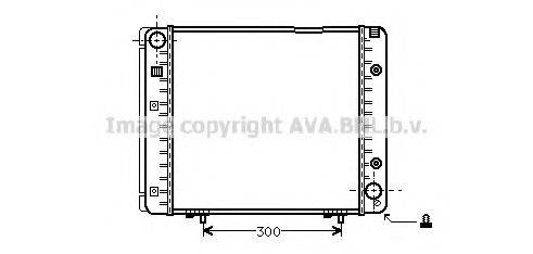 AVA QUALITY COOLING MS2080 Радиатор, охлаждение двигателя