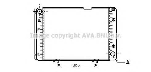 AVA QUALITY COOLING MS2082 Радиатор, охлаждение двигателя