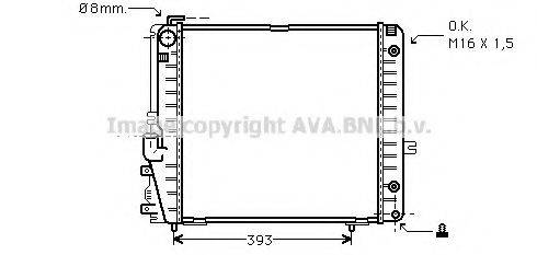 AVA QUALITY COOLING MS2086 Радиатор, охлаждение двигателя