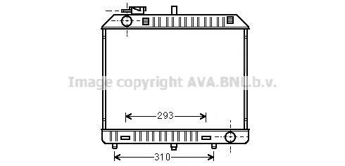 AVA QUALITY COOLING MS2127 Радиатор, охлаждение двигателя