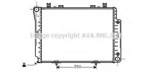 AVA QUALITY COOLING MS2144 Радиатор, охлаждение двигателя