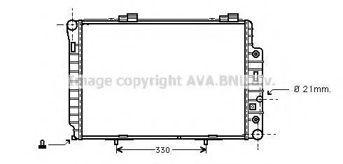 AVA QUALITY COOLING MS2146 Радиатор, охлаждение двигателя