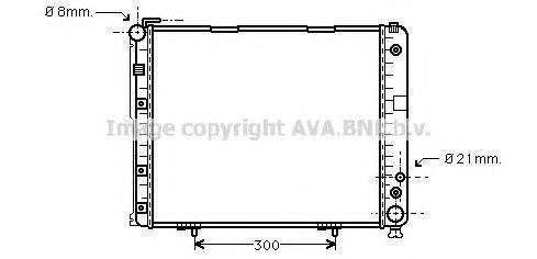 AVA QUALITY COOLING MS2178 Радиатор, охлаждение двигателя