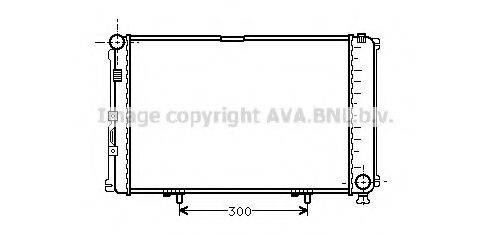 AVA QUALITY COOLING MS2211 Радиатор, охлаждение двигателя