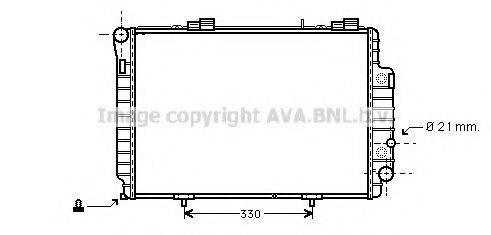 AVA QUALITY COOLING MS2230 Радиатор, охлаждение двигателя