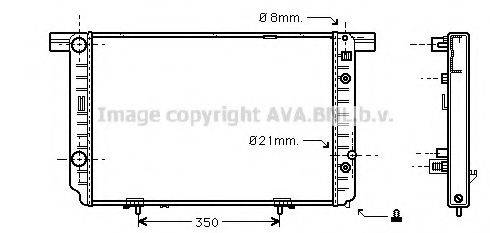 AVA QUALITY COOLING MS2237 Радиатор, охлаждение двигателя