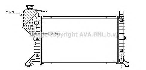 AVA QUALITY COOLING MS2300 Радиатор, охлаждение двигателя