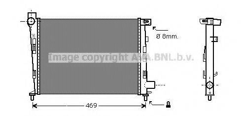 AVA QUALITY COOLING MS2310 Радиатор, охлаждение двигателя