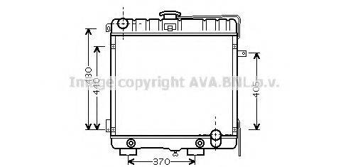 AVA QUALITY COOLING MS2316 Радиатор, охлаждение двигателя