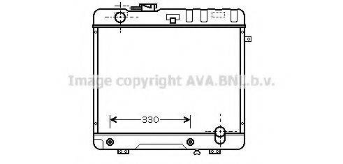 AVA QUALITY COOLING MS2333 Радиатор, охлаждение двигателя