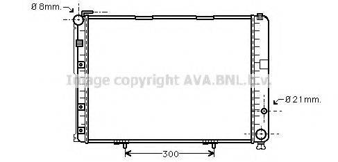 AVA QUALITY COOLING MS2553 Радиатор, охлаждение двигателя