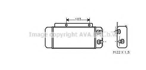 AVA QUALITY COOLING MS3185 масляный радиатор, двигательное масло