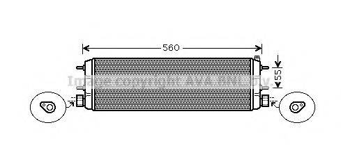 AVA QUALITY COOLING MS3387 масляный радиатор, двигательное масло