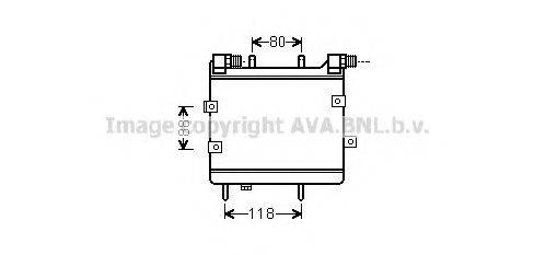 AVA QUALITY COOLING MS3534 масляный радиатор, двигательное масло