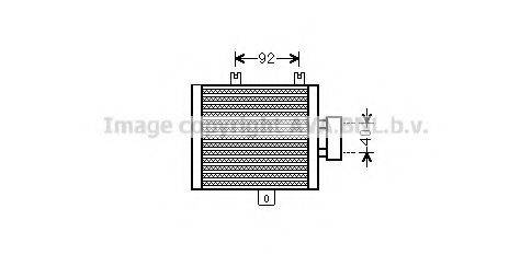 AVA QUALITY COOLING MS3536 масляный радиатор, двигательное масло