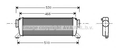 AVA QUALITY COOLING MS4261 Интеркулер