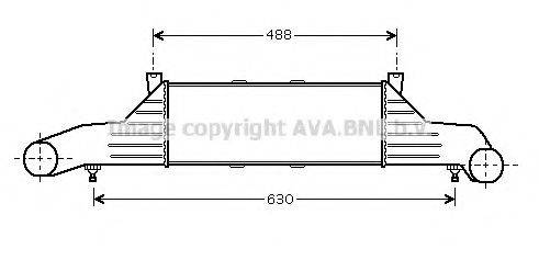 AVA QUALITY COOLING MS4295 Интеркулер