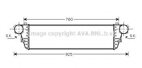 AVA QUALITY COOLING MS4380 Интеркулер