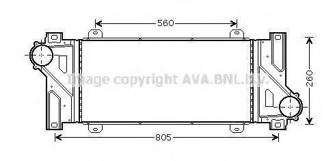 AVA QUALITY COOLING MS4448 Интеркулер