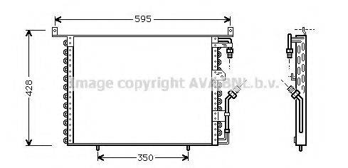 AVA QUALITY COOLING MS5142 Конденсатор, кондиционер