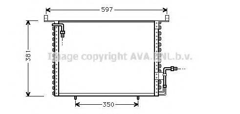 AVA QUALITY COOLING MS5194 Конденсатор, кондиционер