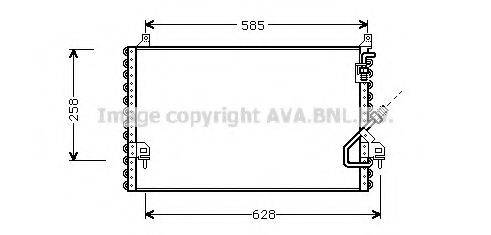 AVA QUALITY COOLING MS5196 Конденсатор, кондиционер